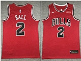 Bulls 2 Lonzo Ball Red Nike Swingman Jersey,baseball caps,new era cap wholesale,wholesale hats